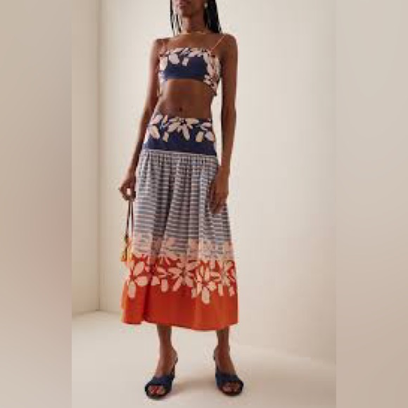 Sale Silvia Tcherassi Apia Midi Skirt